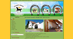 Desktop Screenshot of ceskydvur.cz